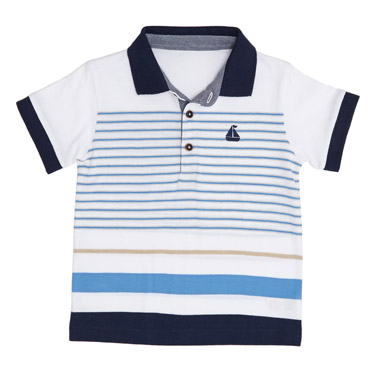 Toddler Striped Polo Shirt